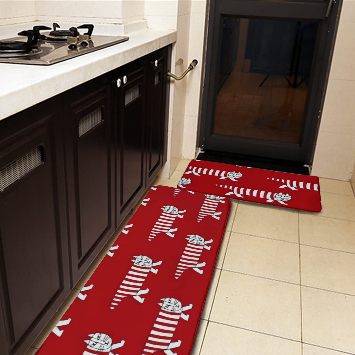 リサラーソン チェアマット2点セット スリッパ入れ 袋